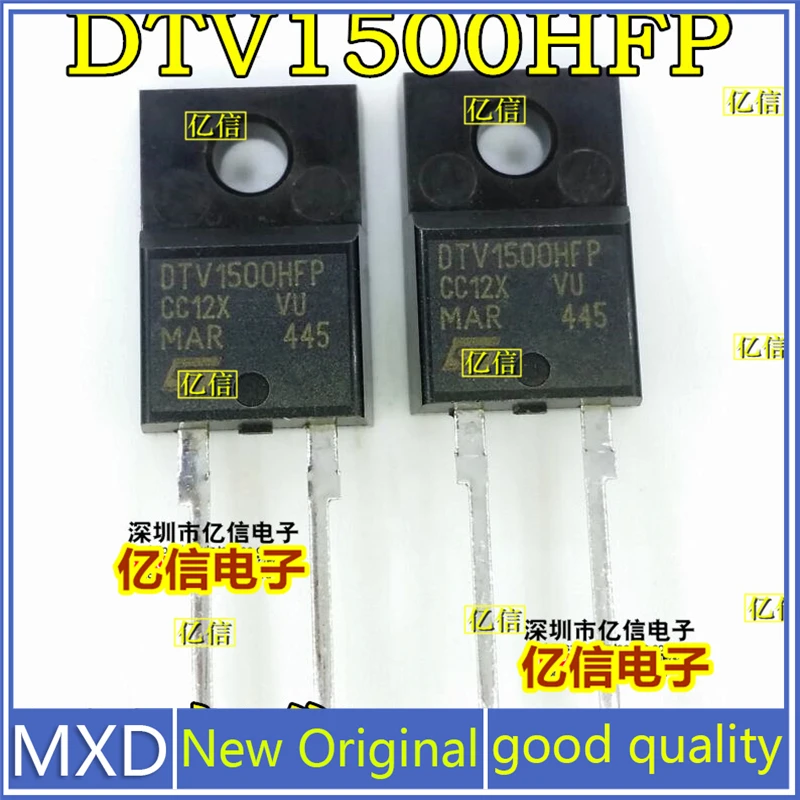 5 шт./лот новый оригинальный DTV1500HFP TO220F 6A/1500V Диод Быстрого Восстановления хорошего