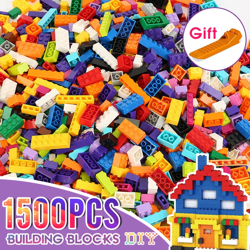 

Classic Brand Building Blocks City DIY Creative Bricks Bulk Model Figures Educational Kids Toys Small Size All Available