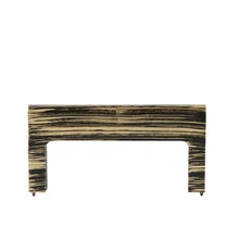 25cm x 13cm marco de madera para monedero de mujer cierre acabado vintage para monedero