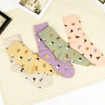 

Ani-11 women cute lovely Animal women girls lady cotton short socks