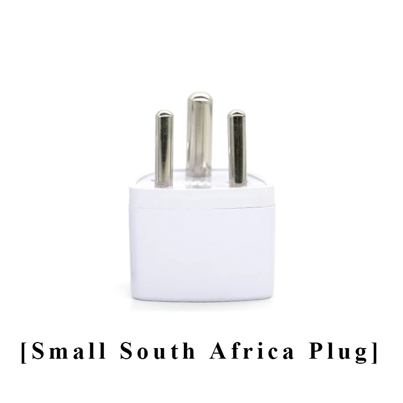Small South Africa Универсальный адаптер для ЕС, Австралии, Великобритании, США, британский стандарт, Европейский адаптер, американская вилка, австралийский, немецкий, для путешествий, конверсии питания, Soket - Цвет: Small South Africa