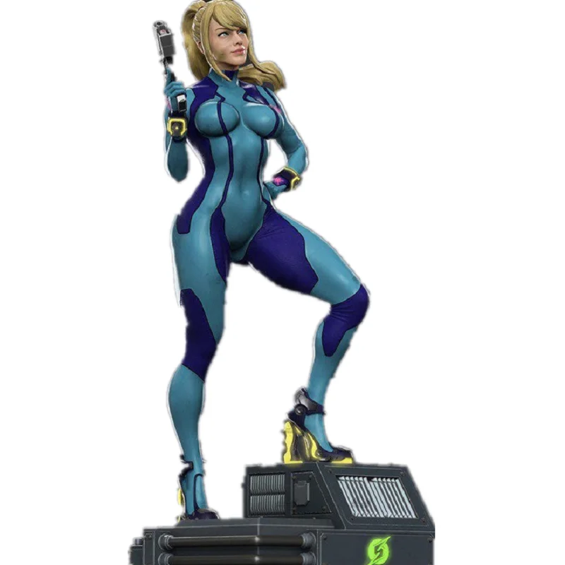 zero suit samus statue