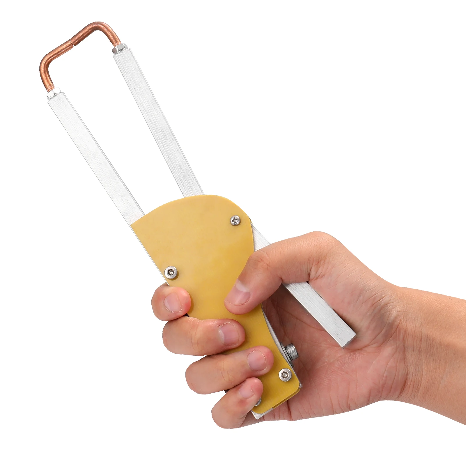Spot Welding Machine Pressure Adjustable Special-shaped Epoxy Board Butt-Soldering Tongs Solder Pen 1+1 mm Steel Plate