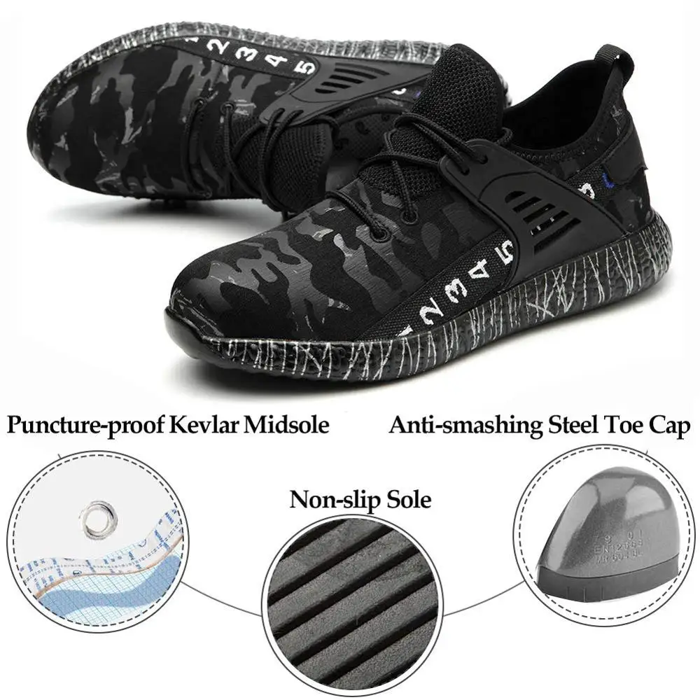 Details about   SUADEX Puncture Proof  Indestructible Steel Toe Work Safety Shoes for Men Women 