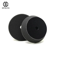 Детали 2 шт 80 мм черная пена отделка автомобиля полировка губка Полировочная Накладка для 3 дюймов средство для полировки DA