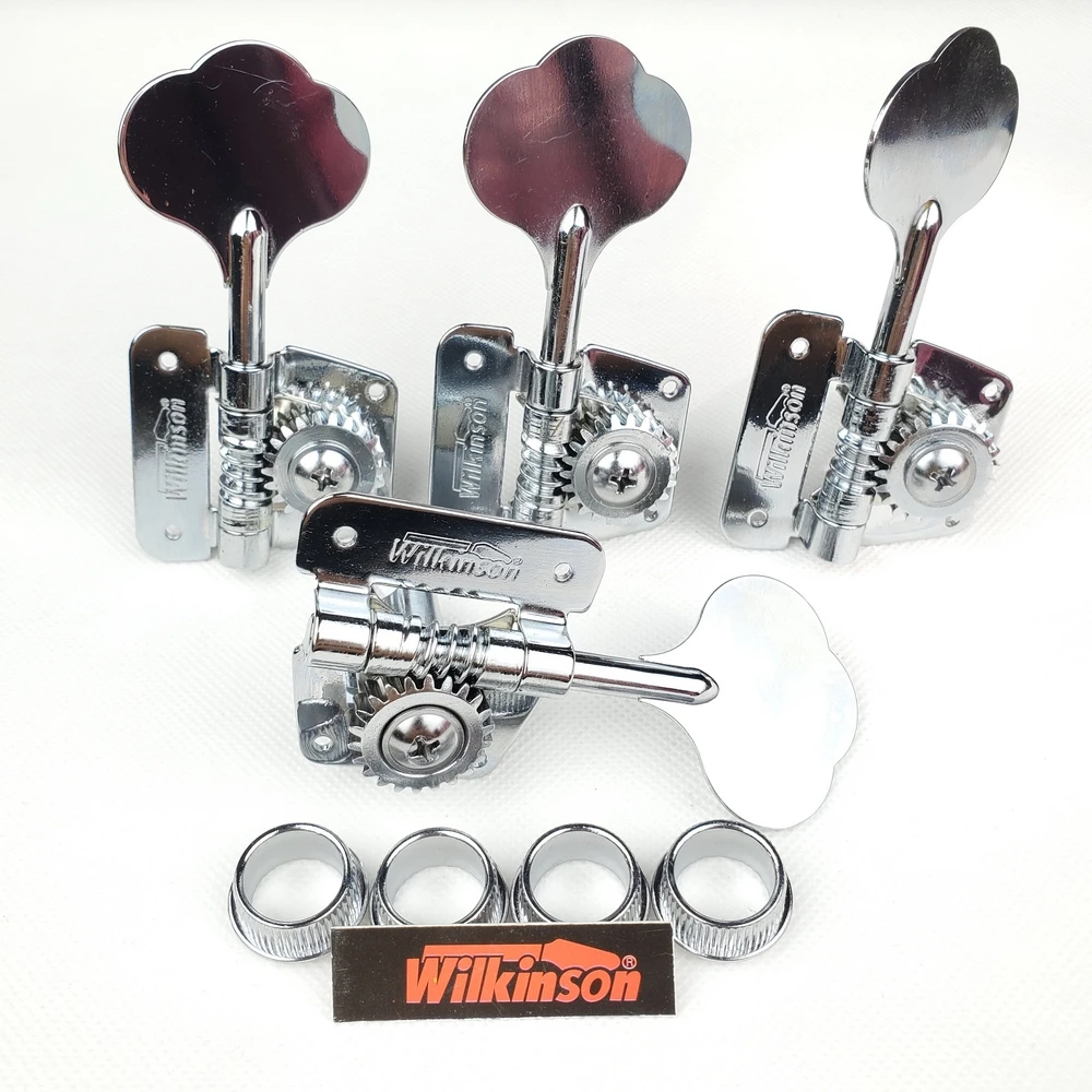 Open Frame Basso Elettrico Macchina Heads Tuners Wilkinson Pirolo Argento Cromato Per Basso Wjbl-200 Dalla Corea