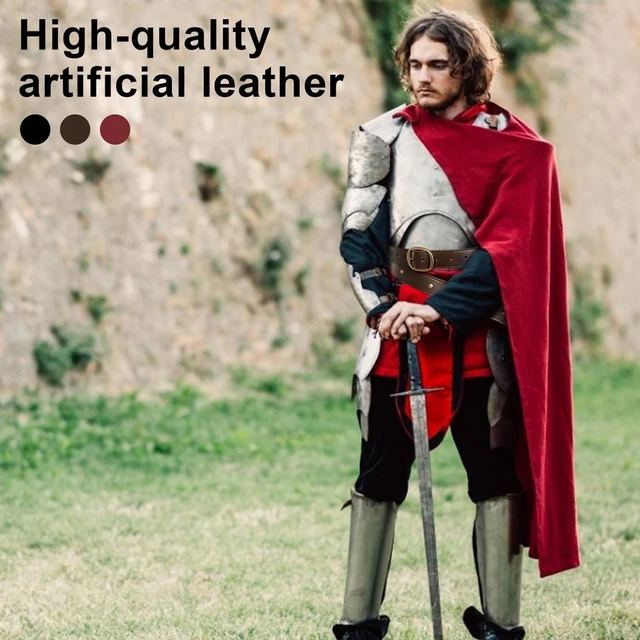 Soporte de espada Medieval renacentista para hombre adulto, funda de  cintura de PU, Guerrero Larp, Pirata, Caballero Vikingo, correa de hebilla  de cuero para Cosplay - AliExpress