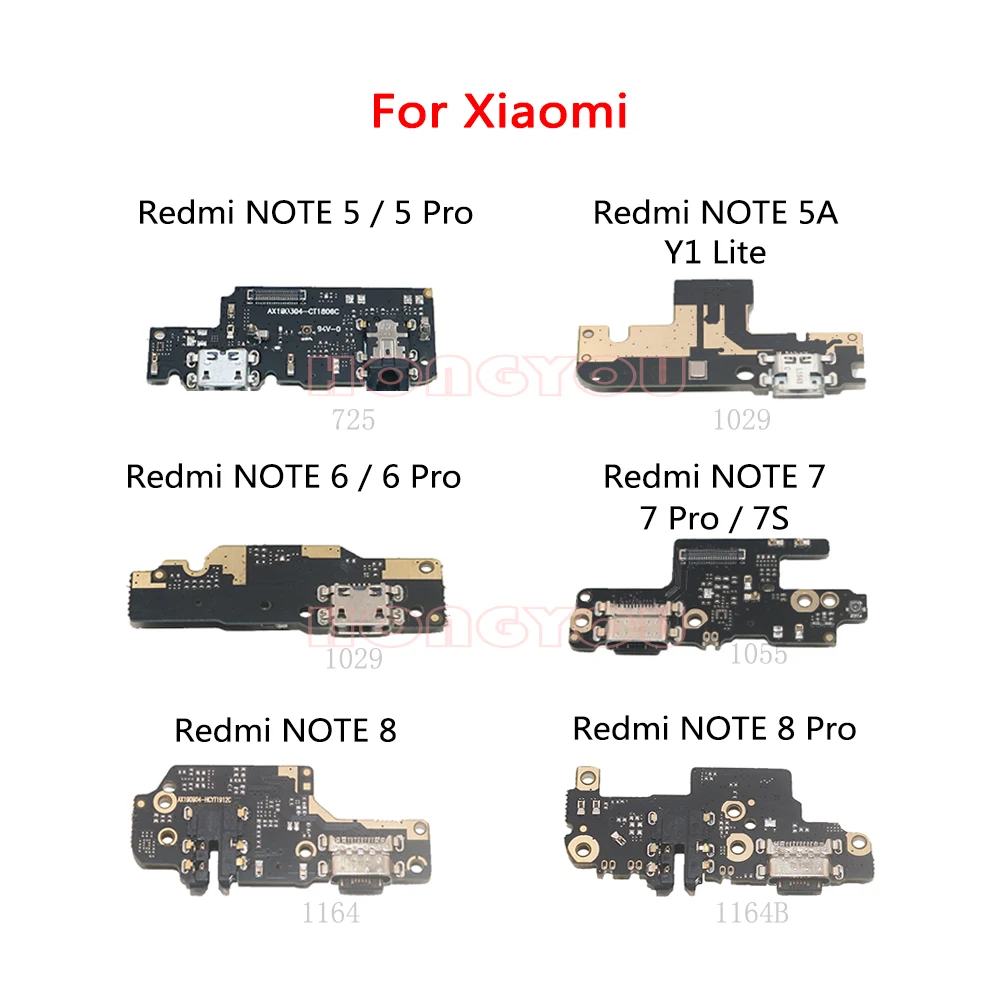 Разъем USB для зарядки док-станция гибкий кабель Xiaomi Redmi NOTE 8 PRO 7 7S 5 5A 6 Y1 Lite |