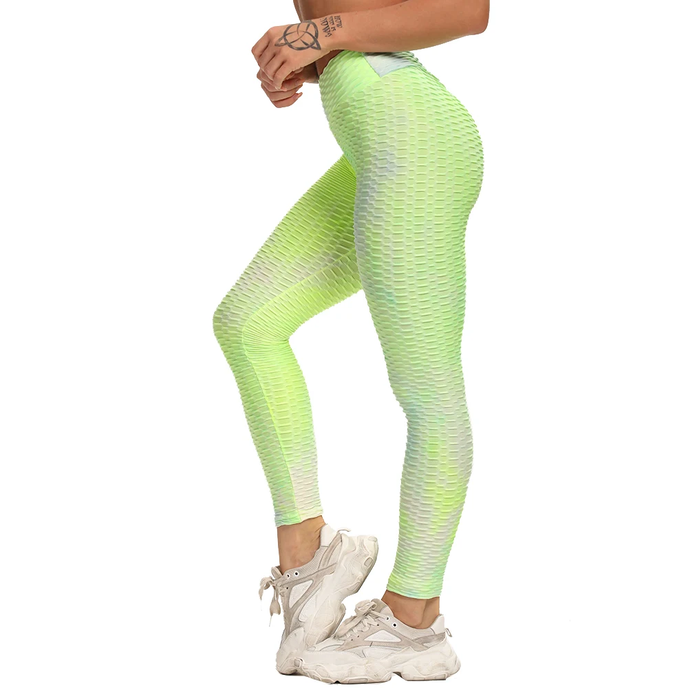 Embossed Pattern Gym Leggings