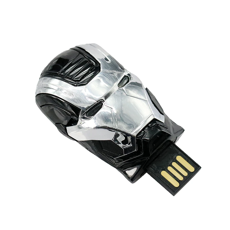 Большая емкость USB Железный человек pendrive 4 ГБ 8 16 пластиковая ручка привода 32 Гб 64