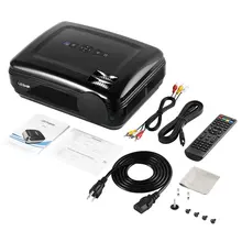 LESHP 720P LCD Projector High Resolution High Braightness 3200 LM Multimedia Home Cinema Game HDMI VGA USB for Laptop TV