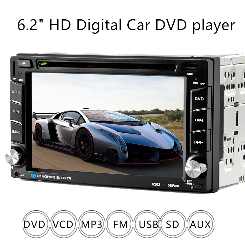 

TOSPRA 6.2" HD Android 2 din Car Multimedia Player Autoradio Stereo Touch Screen MP5 Bluetooth Auto Radio Backup Camera