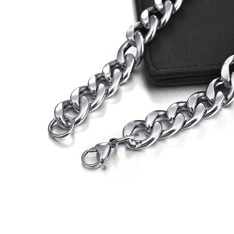 Stainless Steel Chain Bracelet for Men 3-11mm - Image 4