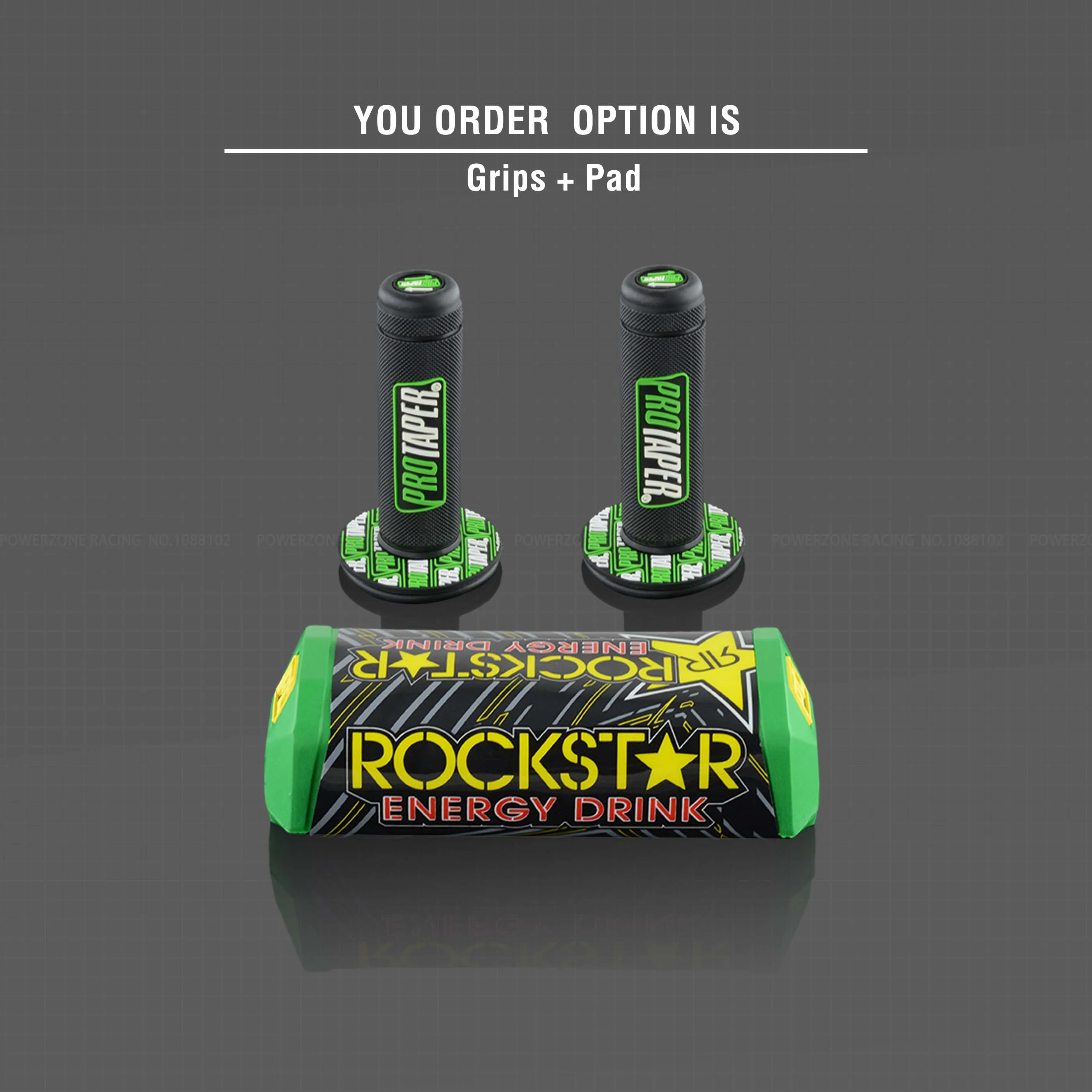 Green Pad Grip Руль для Pro Taper Pack Bar 1-1/" Классическая дверная ручка барные Колодки Ручки Pit Pro Racing Dirt Pit Bike мотоцикл с адаптер cnc - Цвет: Green Pad Grip