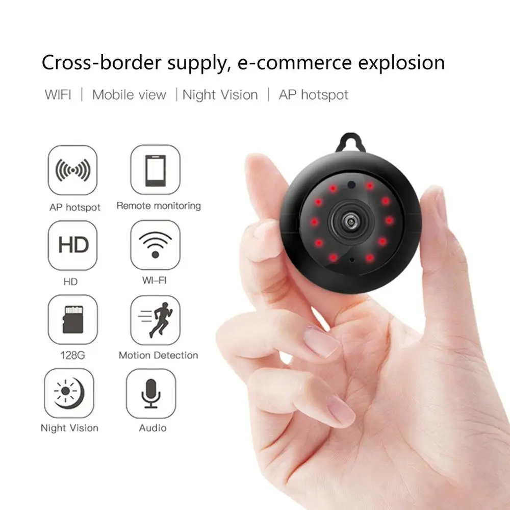 

IP Camera Wireless Security Camera Indoor Surveillance System Night Vision Motion Detection Two Way Audio for Home Shop