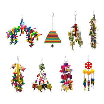 

Parrot Macaw Cage Chew Toys Pet Bird Swing For Small Medium Large Birds Parrots Toys Bird Accessories For Pet Toy Swing Stand