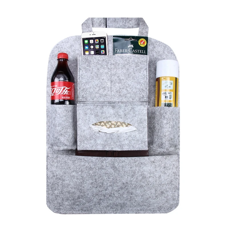 

Car Back Seat Organizer Protector Car Seat Back Organizer for Kids Storage Bottles Tissue Box Toys