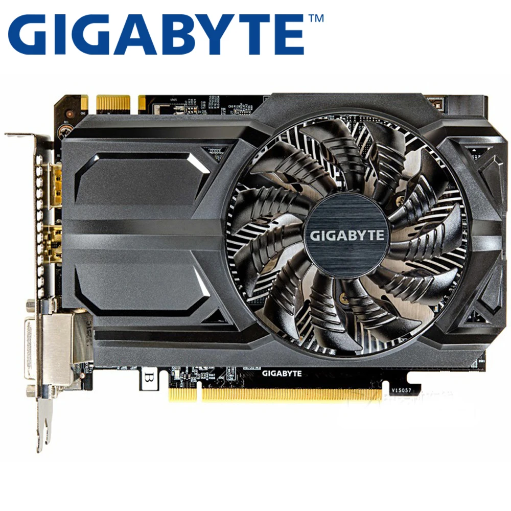 Видеокарта GIGABYTE GTX 950 2 Гб 750 бит GDDR5 видеокарты для nVIDIA VGA карты Geforce GTX950 б/у GTX 1050 Ti GTX750-2