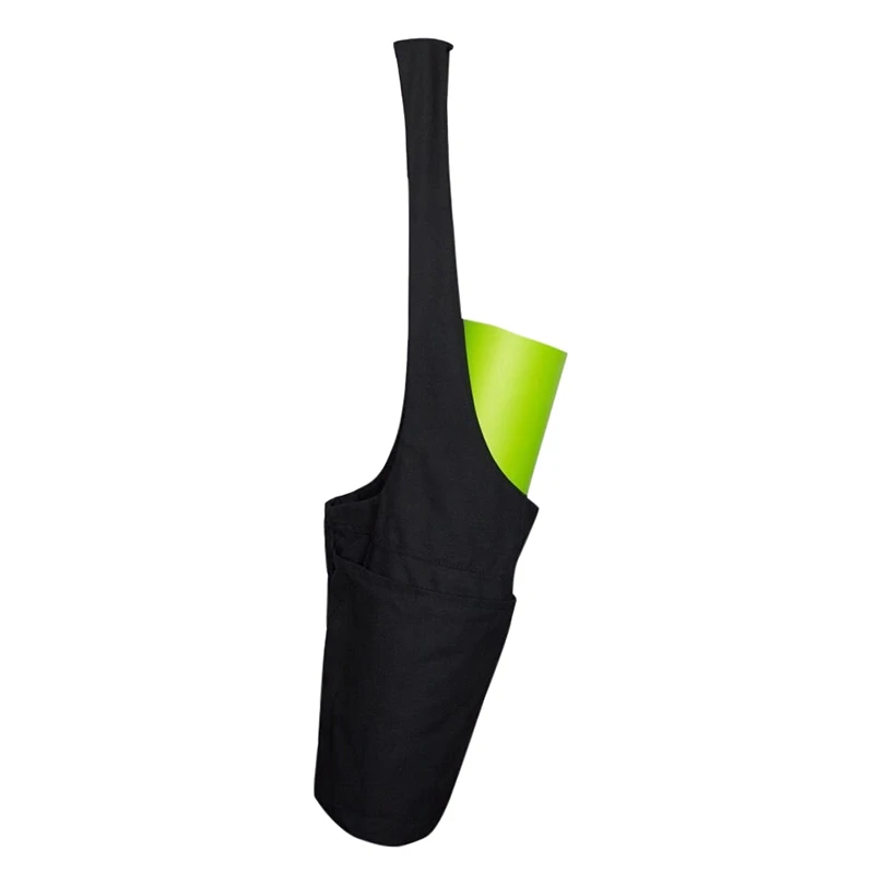 XT0261B Professional Yoga Single Shoulder Bag, Cotton Canvas Mat Water Bottle Storage Bags Carrier For Fitness hs - Цвет: XT0261B