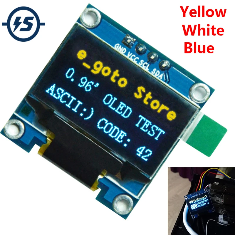 Oled lcd display 0,96 laptop 128x64-Blue
