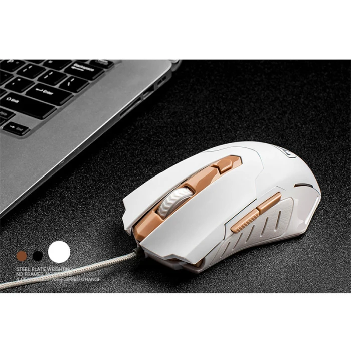 Игровая мышь с подсветкой 2400 точек/дюйм 5,8 ГГц проводная USB мышь для настольного компьютера DU55