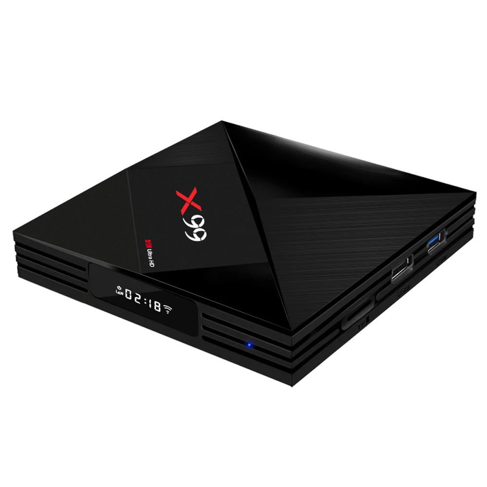 MAAT 4 Гб 64 Гб Rockchip RK3399 Android 7,1 ТВ приставка X99 5G WiFi type-C USB3.0 Google Play Store потоковая ТВ приставка с голосовым пультом дистанционного управления