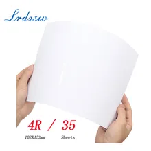 35 листов Глянцевая 4r 6 дюймов 4x6 фотобумага для бумага струйных