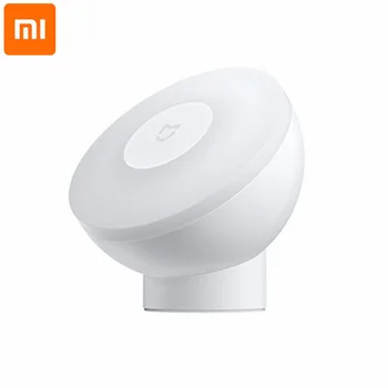 

Xiaomi Mijia Night Light 2 LED Induction Corridor Body Infrared Sensor Automatic Lighting Touch Switch 360 Rotating Adjustable