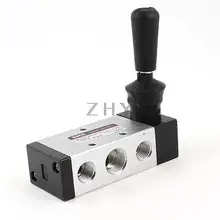 1/4 PT воздухозаборник 1/8 Выпускной Пять способов два положения ручной рычажный клапан