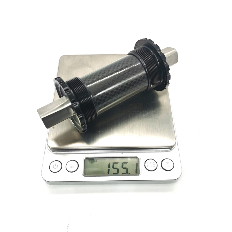 Description Picture 3 of item3 colors ultralight Titanium square taper bottom bracket 119mm for Brompton bike