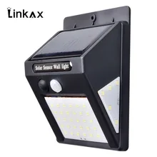 12 В/20 Вт, 30 Вт, 40/100 светодиодный солнечный светильник уличный светильник на солнечной энергии с движения PIR Сенсор настенный светильник Водонепроницаемый солнечной энергии солнца светильник для сада