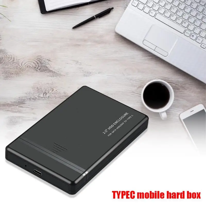 2.5 inch USB2.0/USB3.0/TYPE C SATA HDD SSD Enclosure Box 480Mbps Hard Drive Disk Box Mobile External Case for Laptop Notebook PC