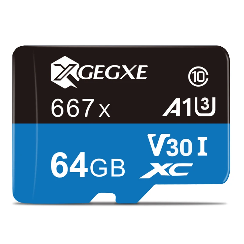 Карта памяти XGEGXE 32 ГБ Micro SD 667X 64 Гб C10 128 256 TF карта для ноутбука | Компьютеры и офис