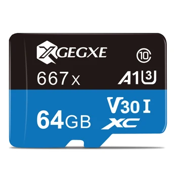 

XGEGXE Memory Card 32GB Micro SD 667X 64GB C10 128GB 256GB TF Card for Laptop