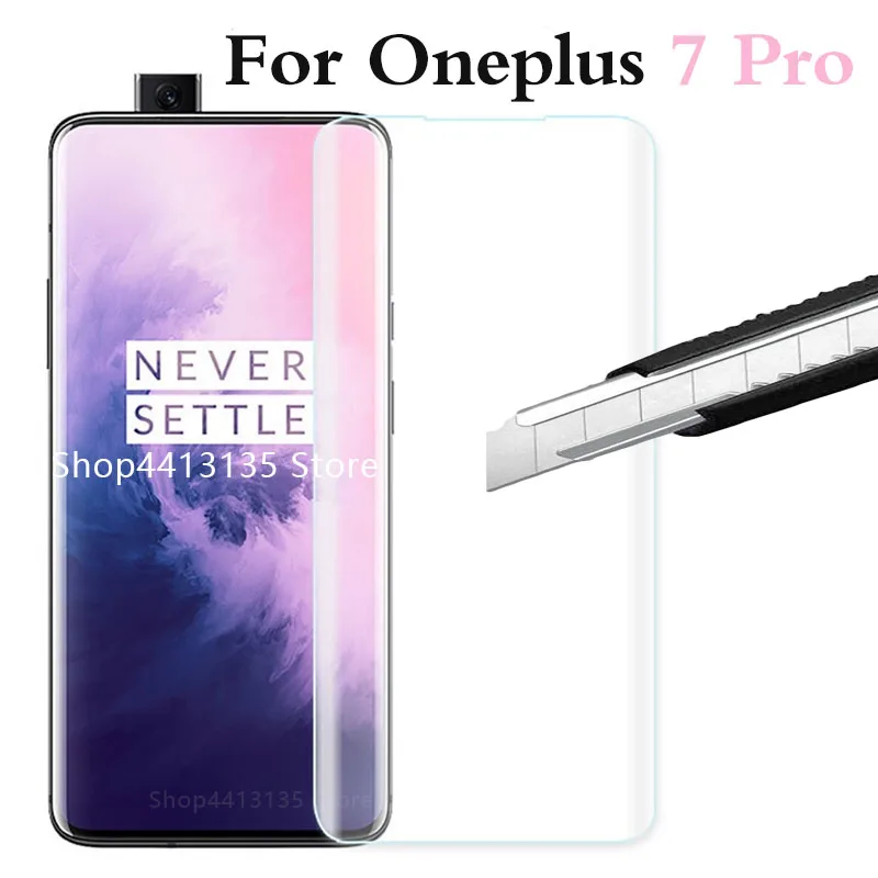 Защитное стекло для телефона oneplus 7 pro Защитная пленка экрана крышка закаленный