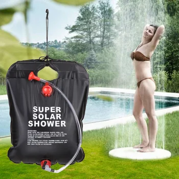 

10L Camping Hiking Solar Heated Camp Shower Bag Outdoor Shower Water Bag