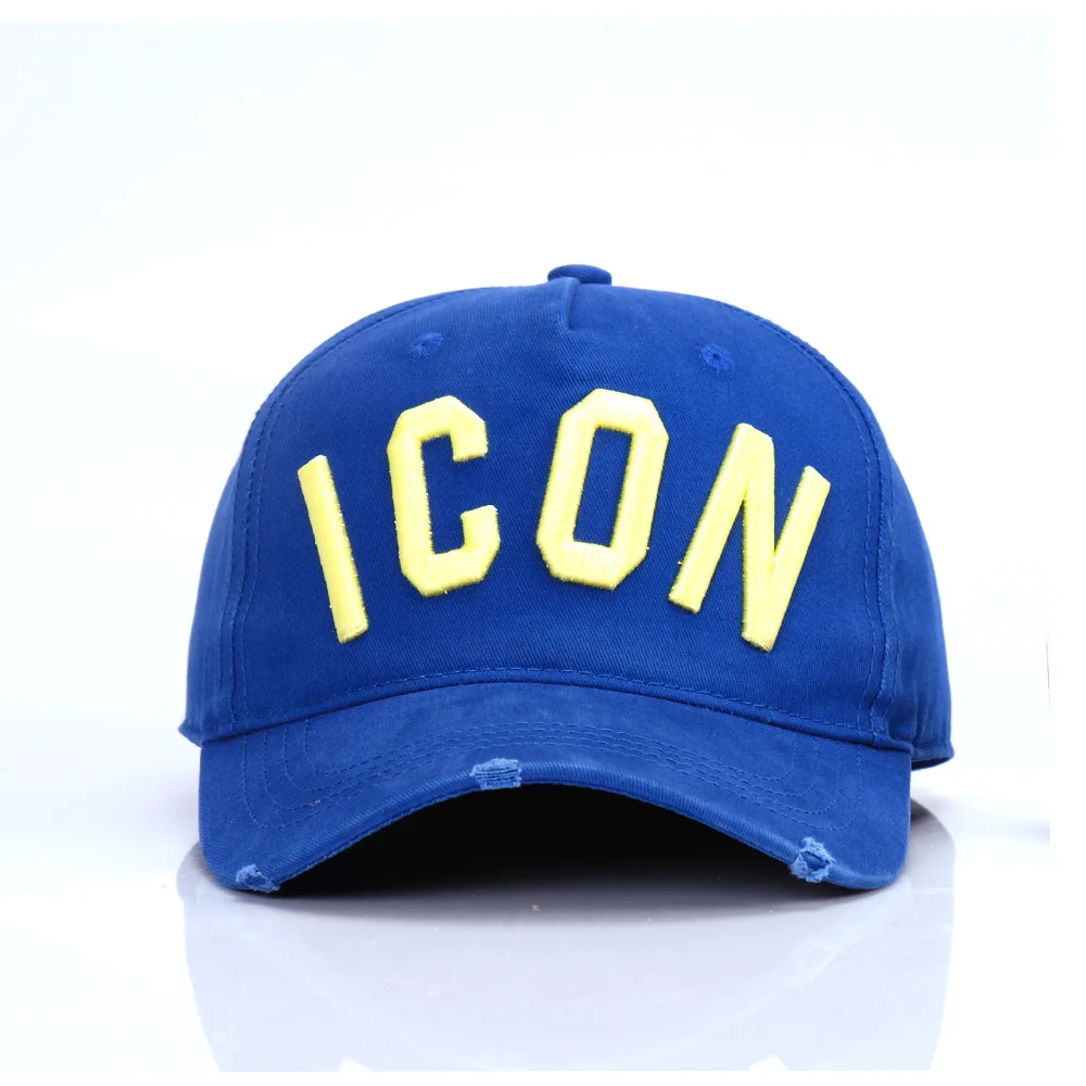 DSQICOND2 хлопок бейсбольная кепка s икона буквы высокое качество кепки для мужчин и женщин дизайн клиента шляпа Дальнобойщик Snapback мужская шляпа