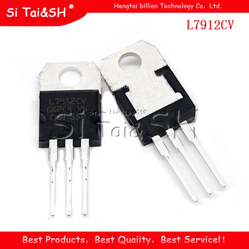 10 шт. L7912CV TO220 L7912 TO-220 7912 LM7912 MC7912 Новый оригинал | Электронные компоненты и