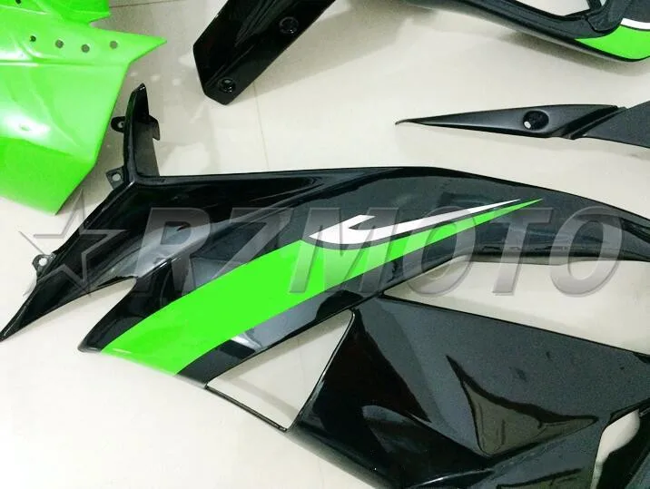 4 подарки ABS литьевая форма мотоцикл Полный обтекатели подходит для Kawasaki ZX-6R 09 10 11 12 2009-2012 Кузов Набор зеленый черный