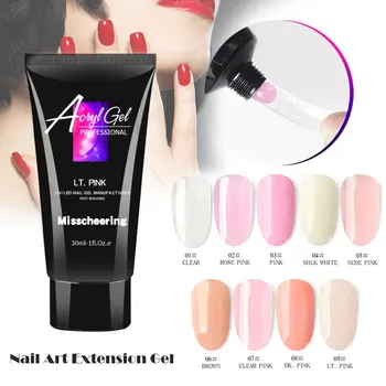

Hot Acrylic Gel Set Quick Building Painless Nail Extension Builder Gel UV LED Hard Builder Nail Gel Nail Kit t6