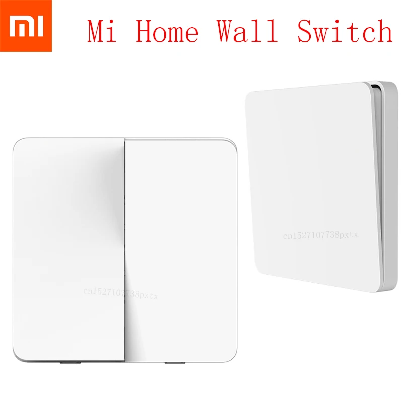 Умный настенный выключатель Xiaomi Mijia одно и два открытых переключателя управления