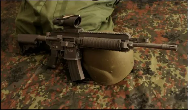 3D бумажная модель M416 винтовка бумага ремесло ручной работы Развивающие головоломки детские игрушки «сделай сам» подарок на день рождения 2196