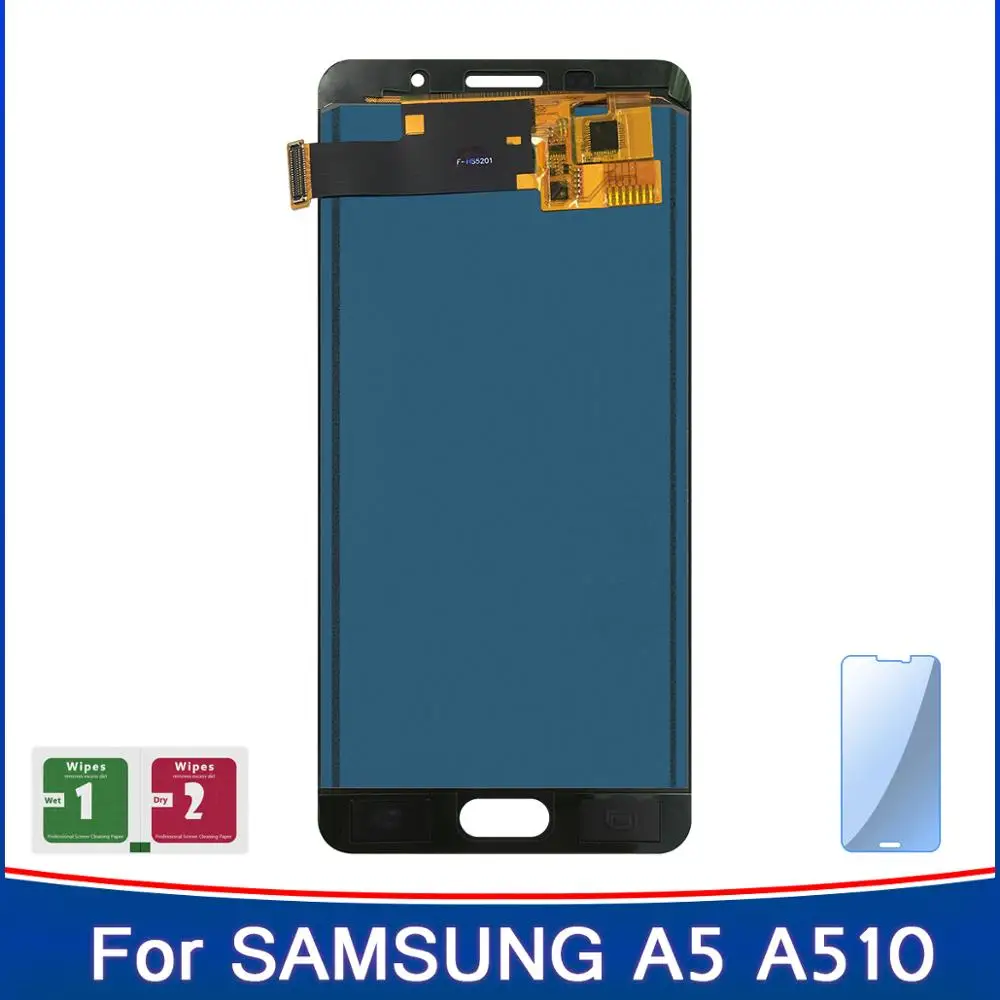 ЖК-дисплей для Samsung Galaxy A5 2016 A510 A510F A510M A510FD сенсорный экран с сенсорной панелью |