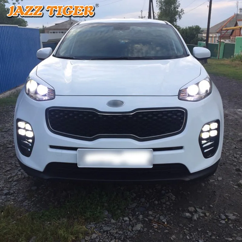JAZZ TIGER 2 шт. Plug & Play водонепроницаемая автомобильная лампа 12 В DRL светодиодный ные