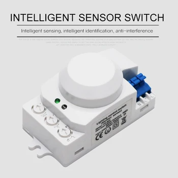 

Microwave Sensor Switch 5.8ghz HF 220V LED Oven System 360 Degree Radar Motion Body Sensor Light Switch Body Automation Modules