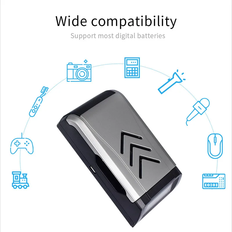 Интеллектуальное зарядное устройство Usb для аккумуляторов Aa Aaa Ni-MH Ni-Cd 1,2 V