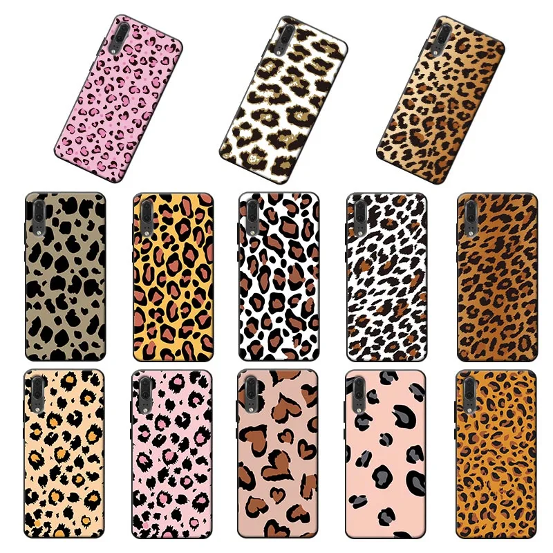Leopard print for huawei mate 30 pro p20 p30 lite 20 Soft Silicone Phone Case |