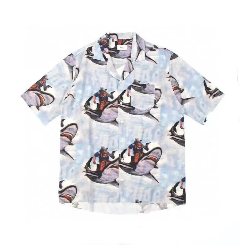New 2021 Kiryaquy Men Tie dye Shark 
