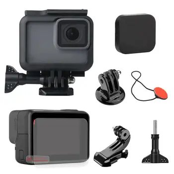

Bumber Rim Toughened Glass Film Lens Cover Protective Rim Setting GoPro Hero 567 Seat Belt Buckle In Case DV is Dumped