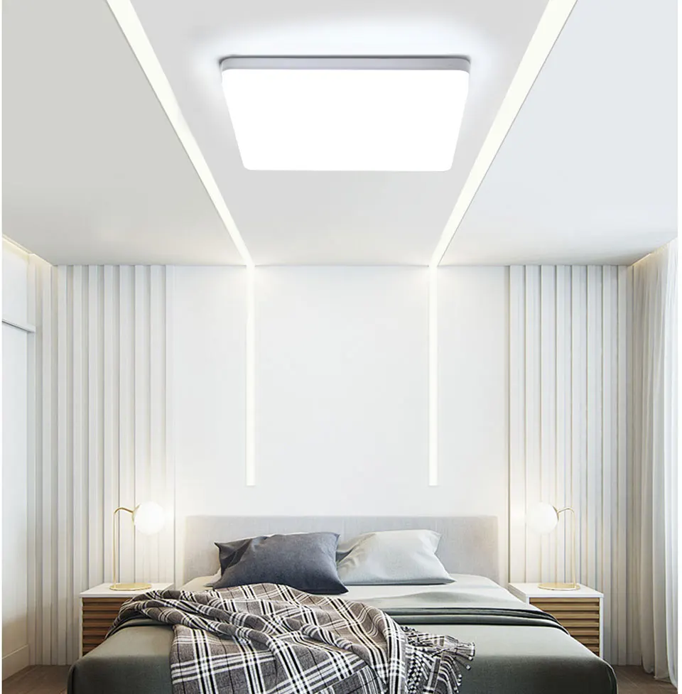 LED Ceiling Light 6W 9W 13W 18W 24W 36W 48W Surface Mounted Panel Lamp AC85-265V Ceiling Lamp For Bedroom Living Room Decor